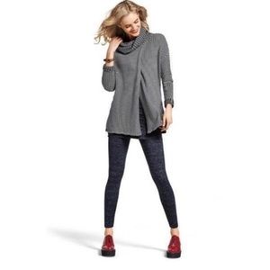 CAbi black & white turtleneck Sweater